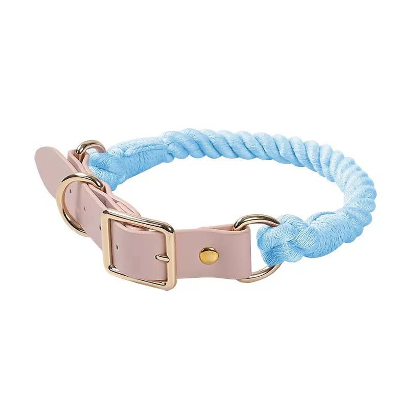 Luxe Royal Leather Rope Collar  - Size:   | Pack Of: 1