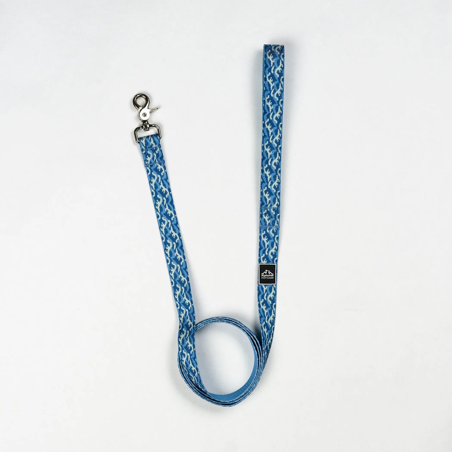 Tidal Pattern Flat Dog Leash